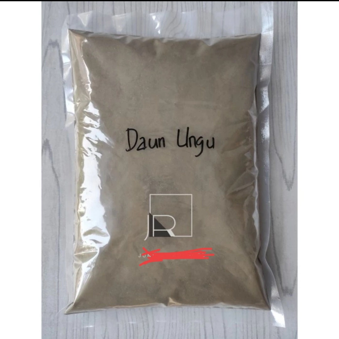 Daun ungu - Graptophyllum pictum Leaf (Dried and Powder)