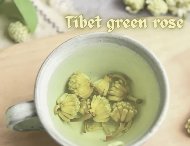 Teh Tibet Green Snow Rose (Tibet Green Snow Rose Dried)