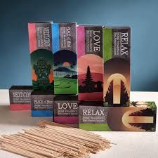 leolle Pengharum Ruangan Dupa Aromaterapi Aromatherapy Bali Incense Relax 1 Box (30 Sticks)
