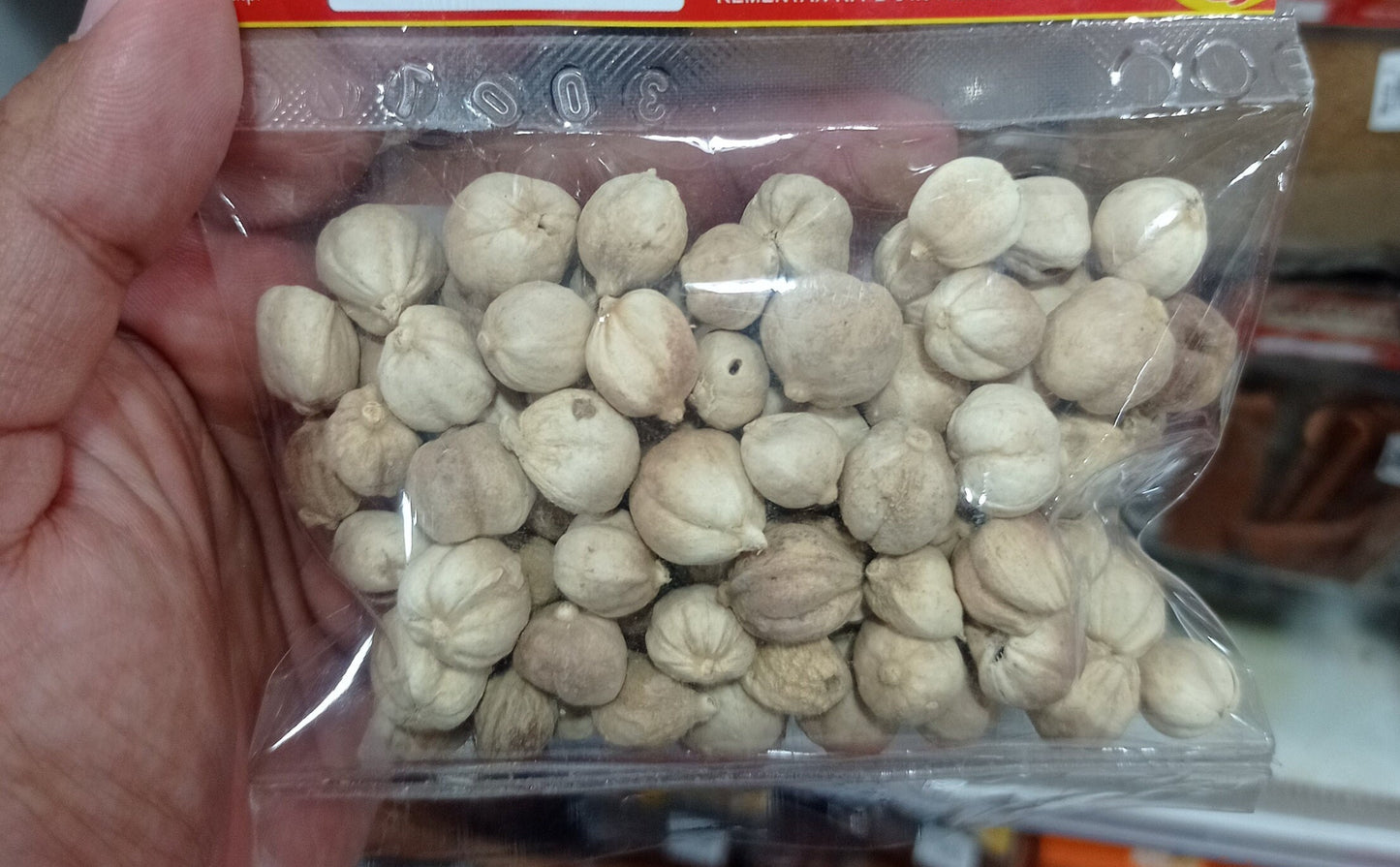 Buah Kapulaga (Cardamom) Whole Bean Amomum compactum Fruit (Dried Seed and Powder Seed)