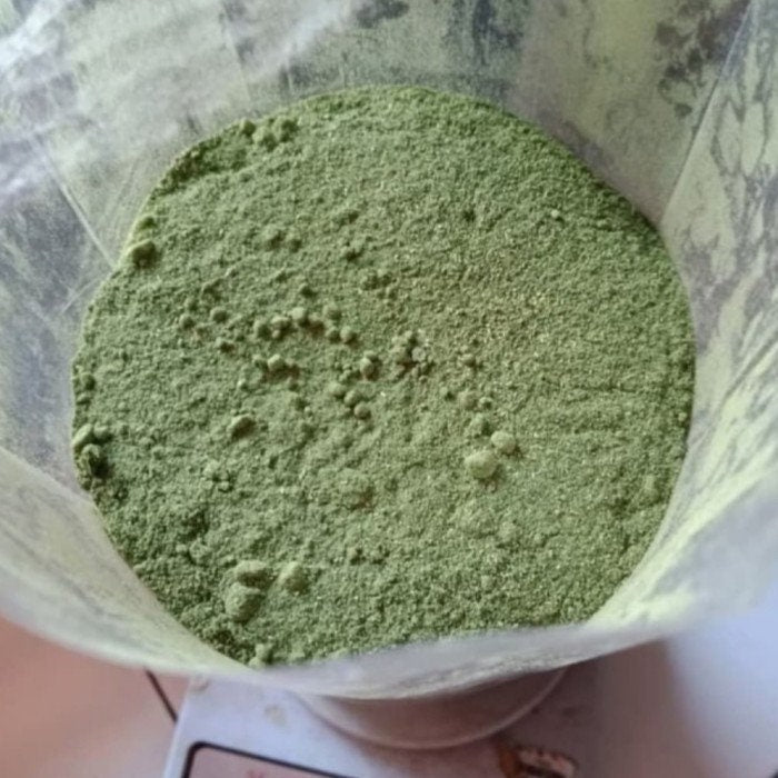 Daun Jarak Hijau Bubuk - Ricinus Communis Leaf Powder