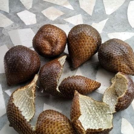Kulit Salak Pondoh Kering (Salacca edulis Peel Dried)